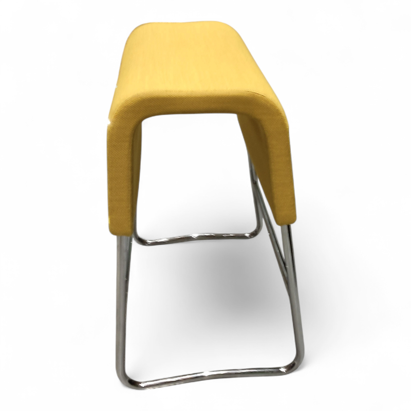 Plint barstol 60cm, lav Sennepsgult