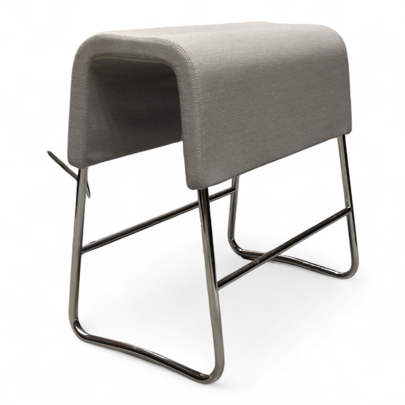 Plint barstol 60cm, lav Lyst grått