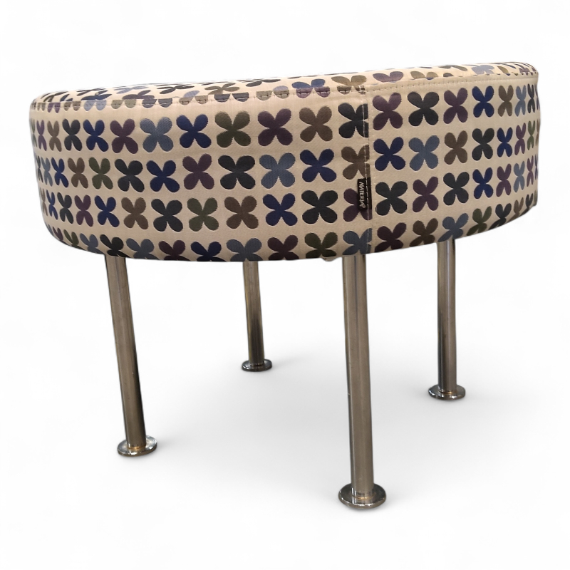 Longo puff Ø=60cm, høyde 46cm Hvitt