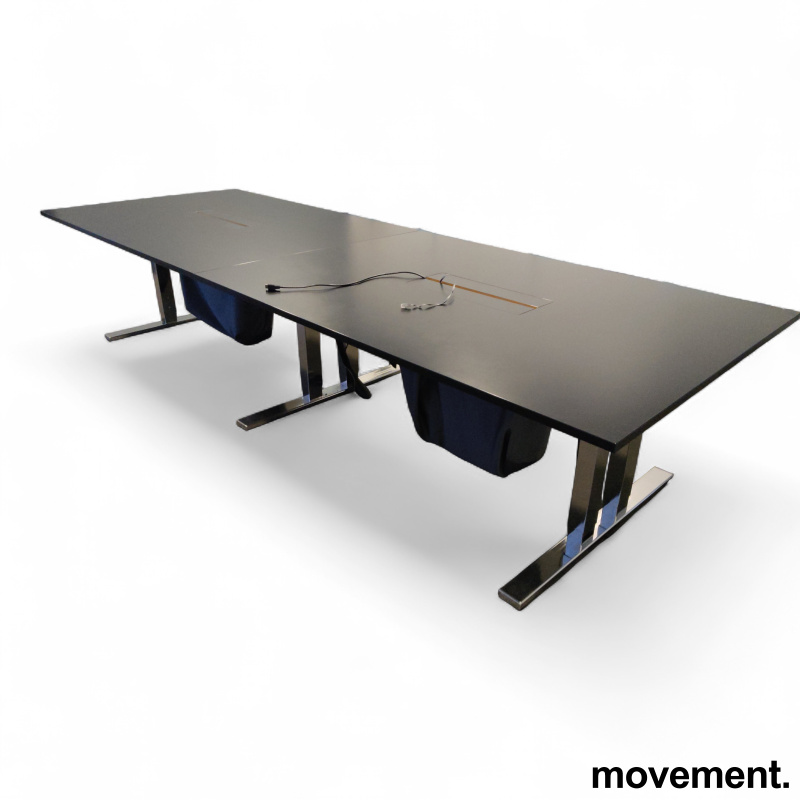 Snittsa møtebord 340x120cm Sort - 1 / 3