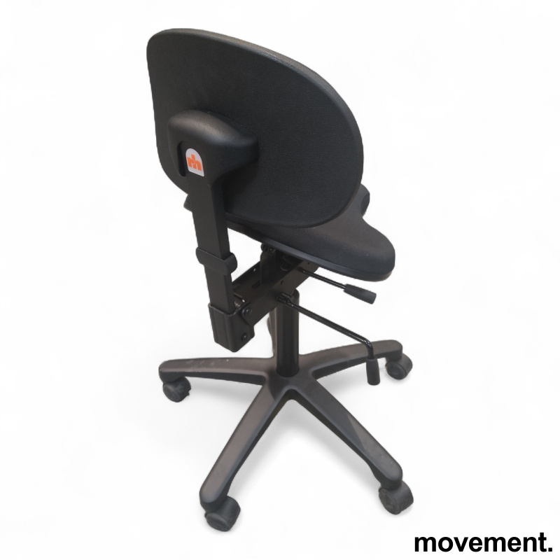 Support sadelstol Sort stoff, sort - 3 / 3