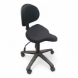 Support sadelstol Sort stoff, sort - 2 / 3