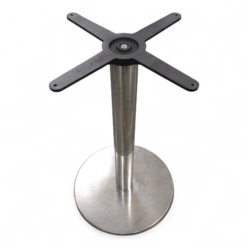 Søylefot Ø=45cm Polert aluminium ,