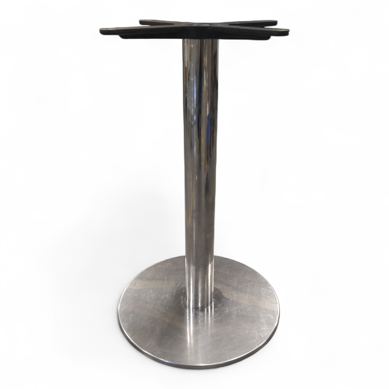 Søylefot Ø=45cm Polert aluminium ,