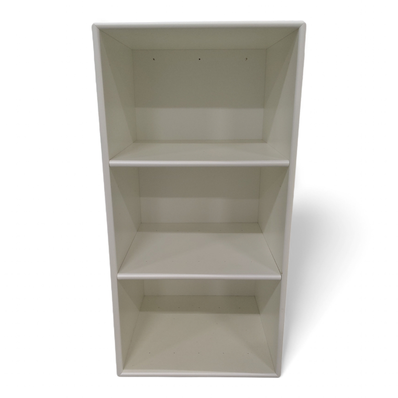 Reol med 2 hyller 35x70x38cm Hvit,