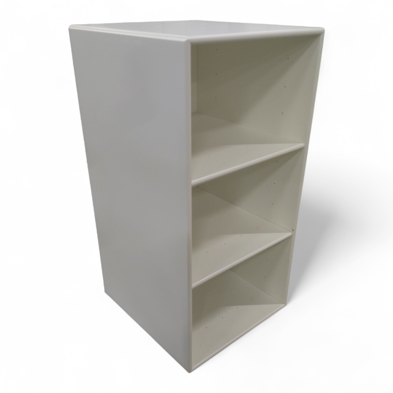 Reol med 2 hyller 35x70x38cm Hvit,