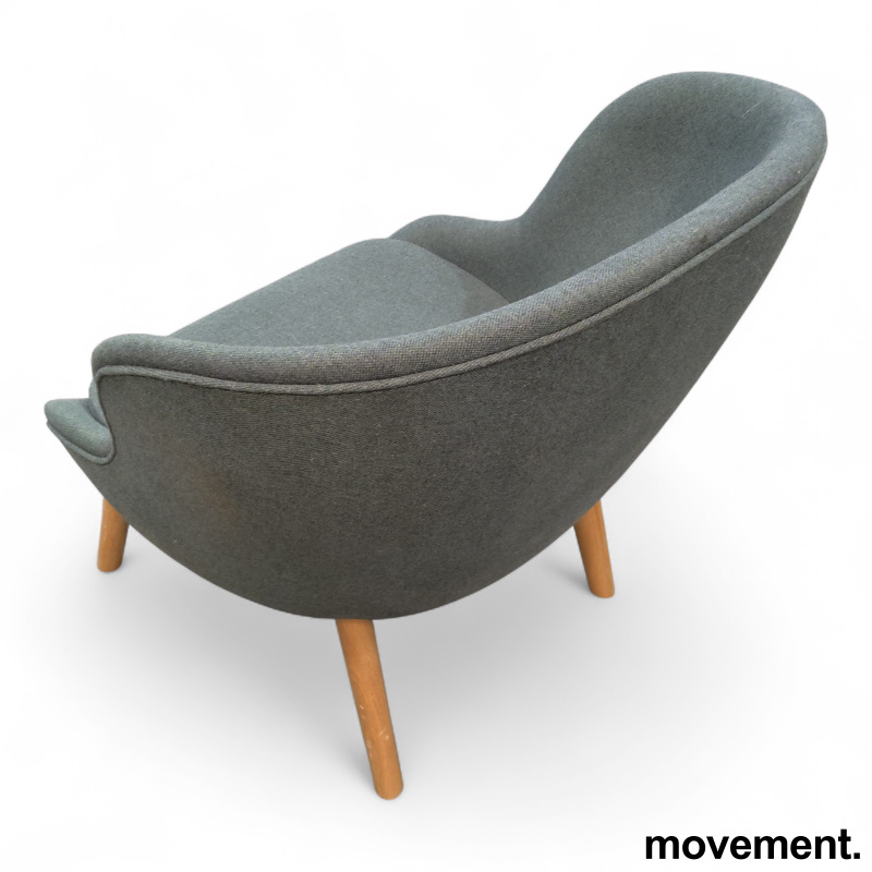 Hyg Low Lounge Chair Oak Grønt - 3 / 4