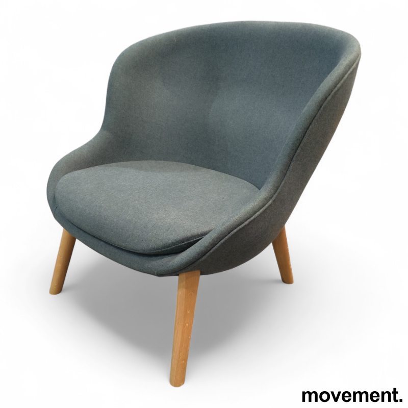 Hyg Low Lounge Chair Oak Grønt - 2 / 4