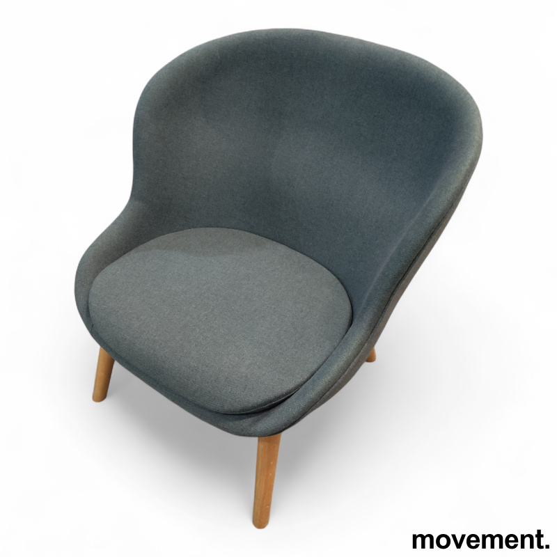 Hyg Low Lounge Chair Oak Grønt - 1 / 4