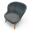 Hyg Low Lounge Chair Oak Grønt - 1 / 4