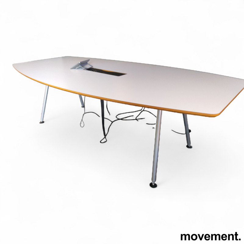 Disc møtebord 240x120cm Hvit - 2 / 3