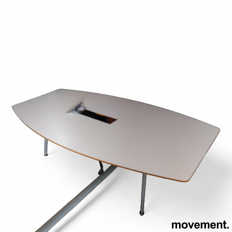 Disc møtebord 240x120cm Hvit - 3 / 3