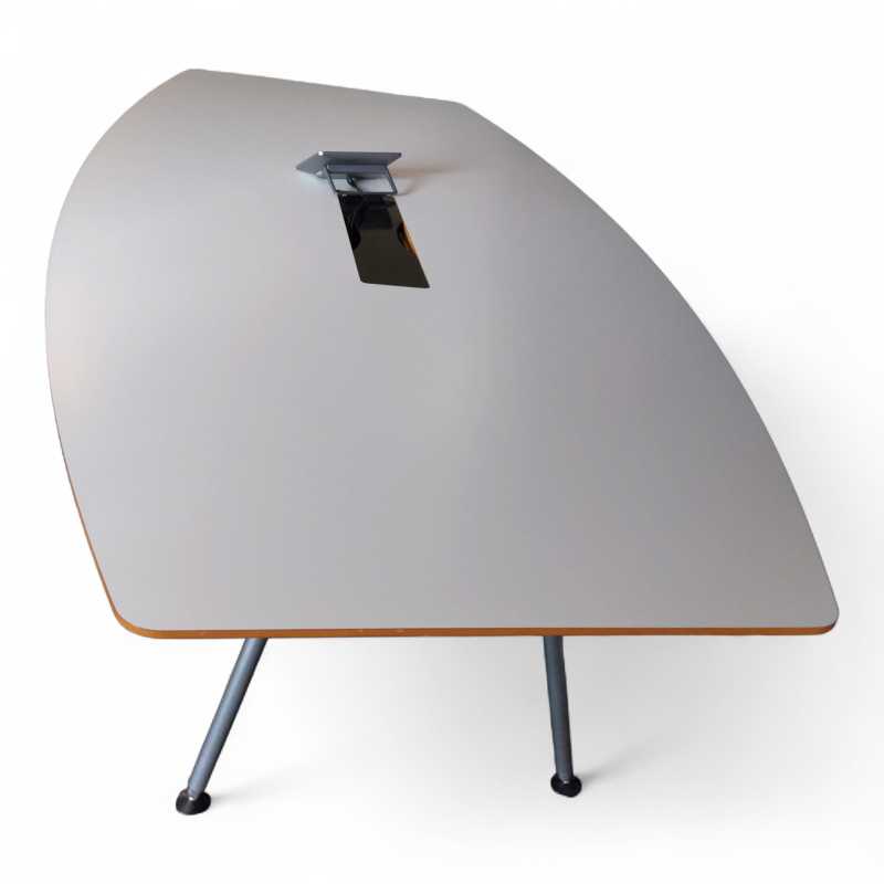 Disc møtebord 240x120cm Hvit