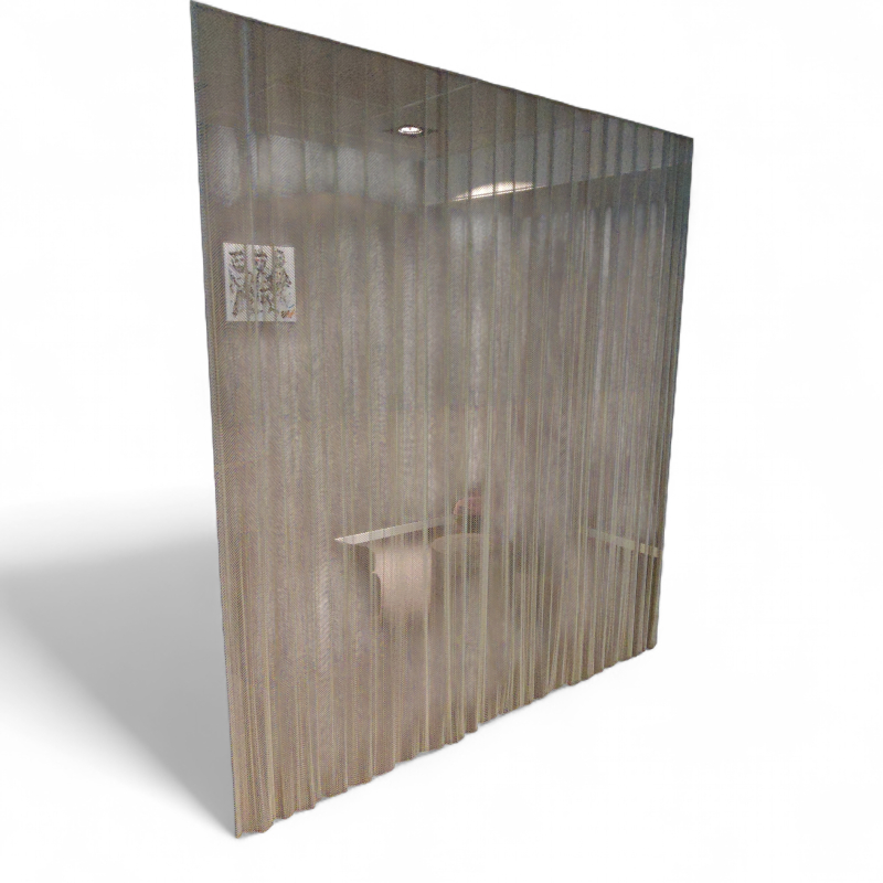 Metallgardin 200x228cm, inkl skinne