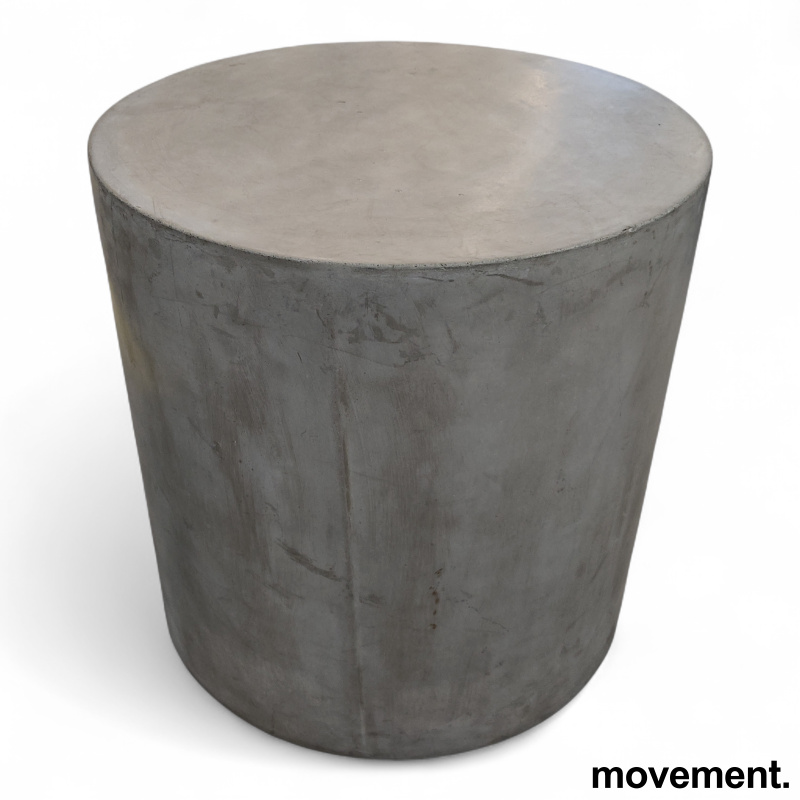 Betongbord Ø=40cm polert betong, - 1 / 2