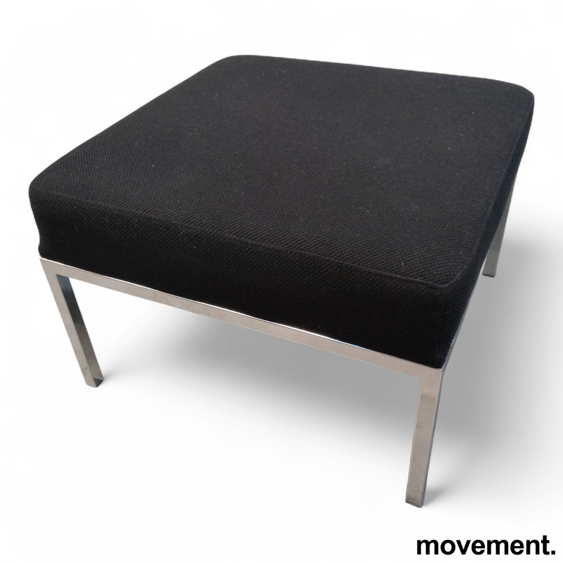 Cube sofamodul puff Sort struktur - 1 / 2