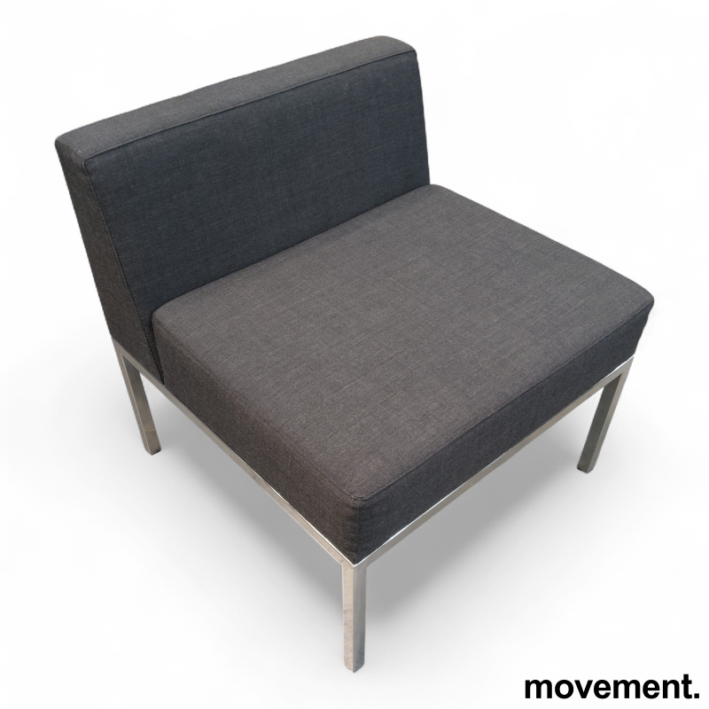 Cube sofamodul med rygg Sort - 1 / 4