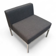 Cube sofamodul med rygg Sort - 1 / 4