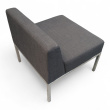 Cube sofamodul med rygg Sort - 3 / 4