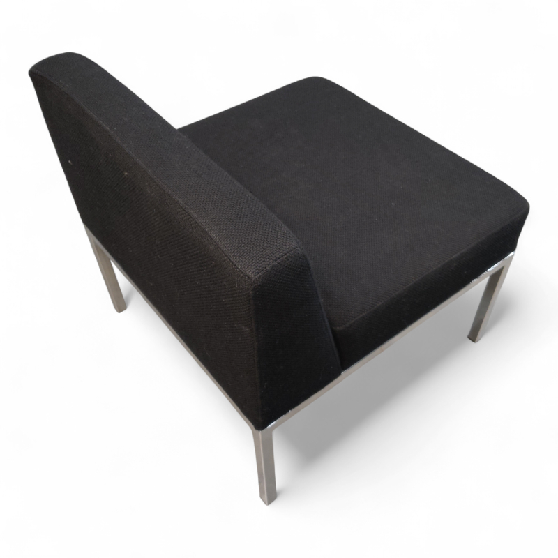 Cube sofamodul med rygg Sort