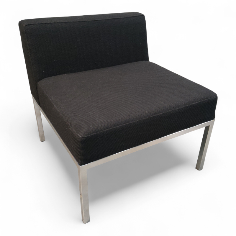 Cube sofamodul med rygg Sort