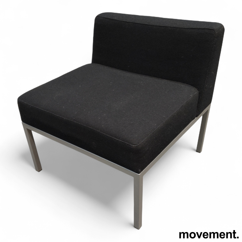 Cube sofamodul med rygg Sort - 3 / 4