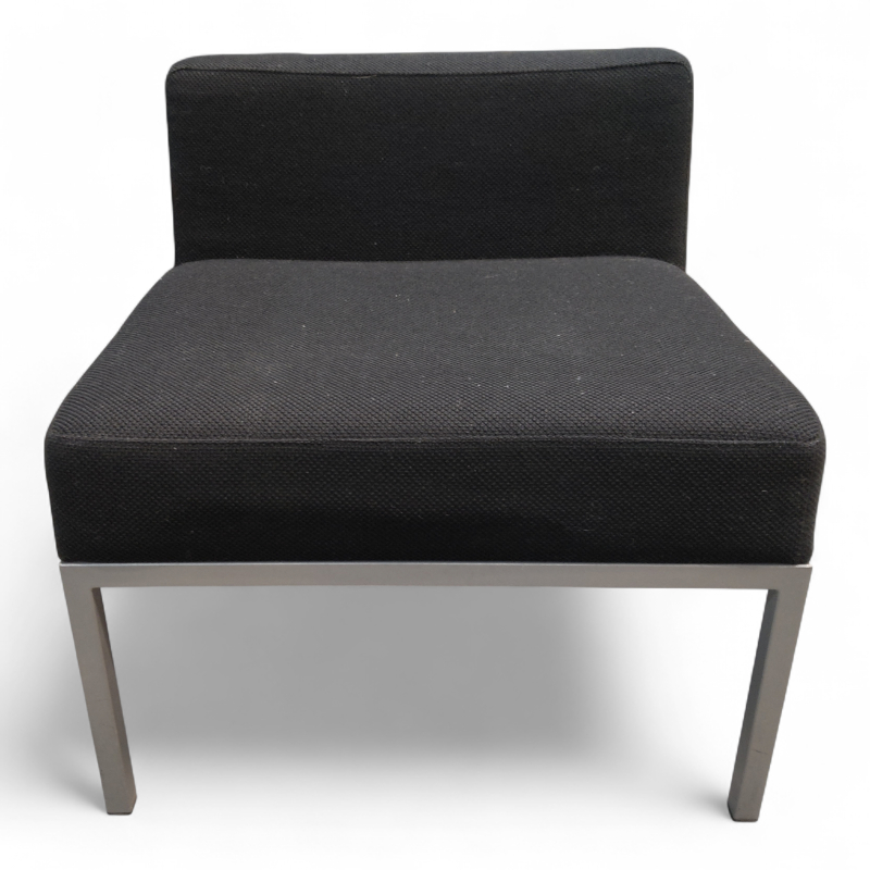 Cube sofamodul med rygg Sort