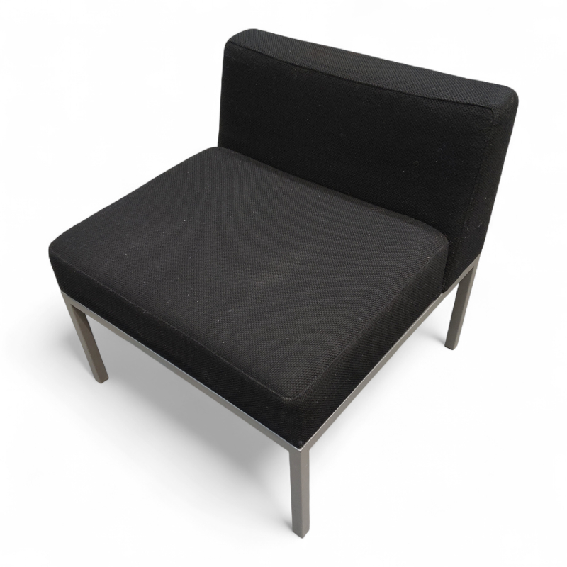 Cube sofamodul med rygg Sort