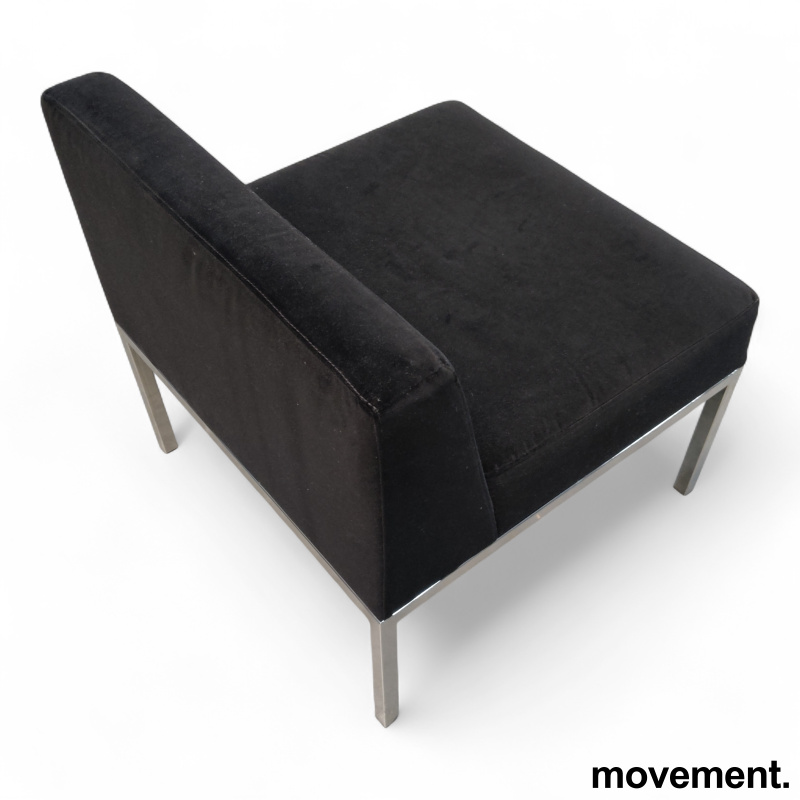 Cube sofamodul med rygg Sort stoff - 4 / 4
