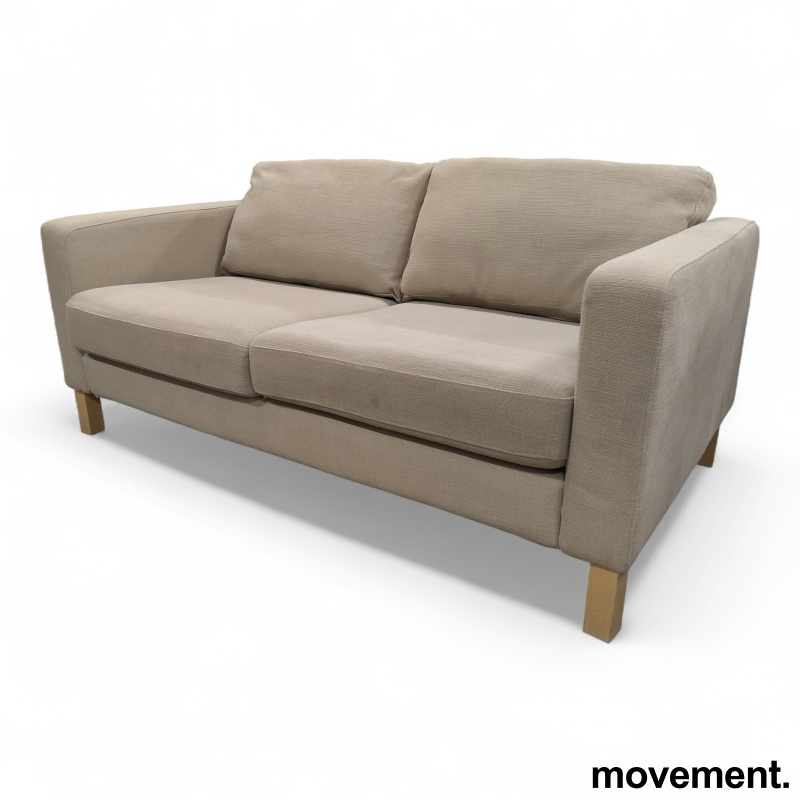 Karlstad 2-seter sofa Beige, Pent - 2 / 2