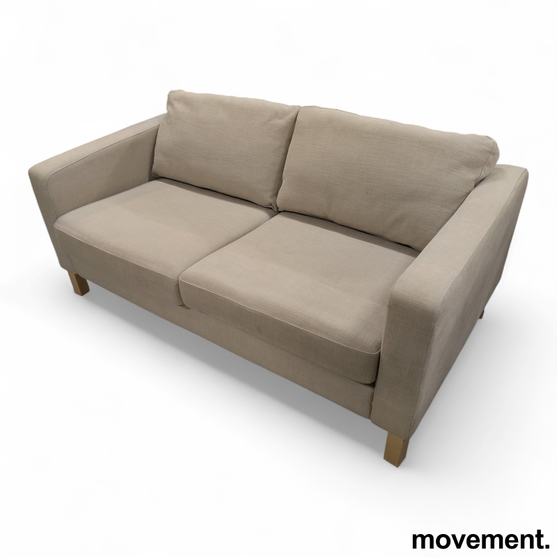 Karlstad 2-seter sofa Beige, Pent - 1 / 2