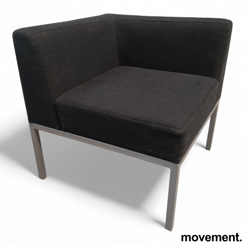 Cube sofamodul hjørne Sort struktur - 2 / 3