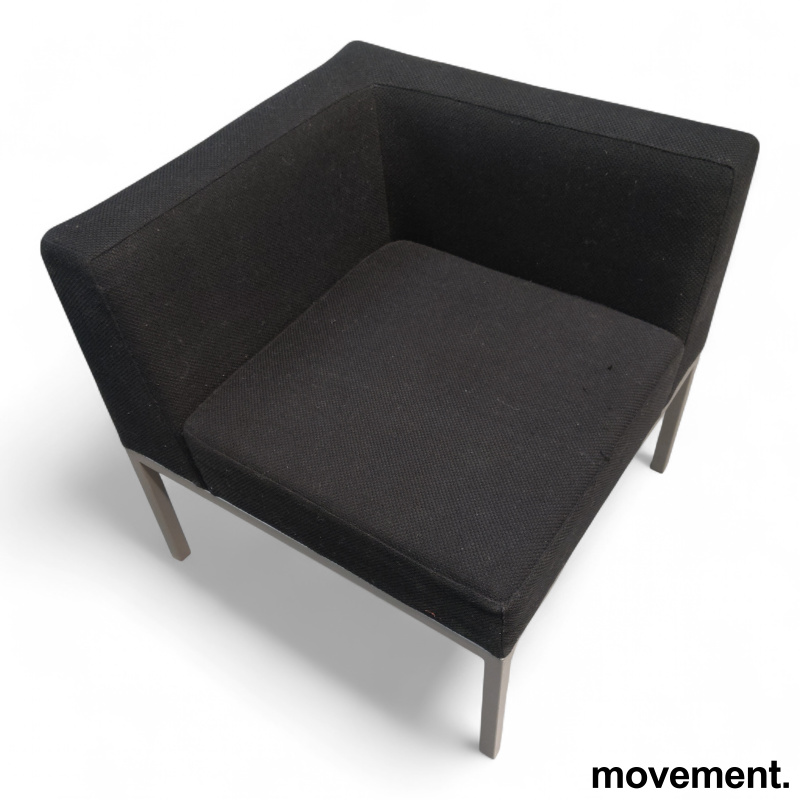 Cube sofamodul hjørne Sort struktur - 1 / 3