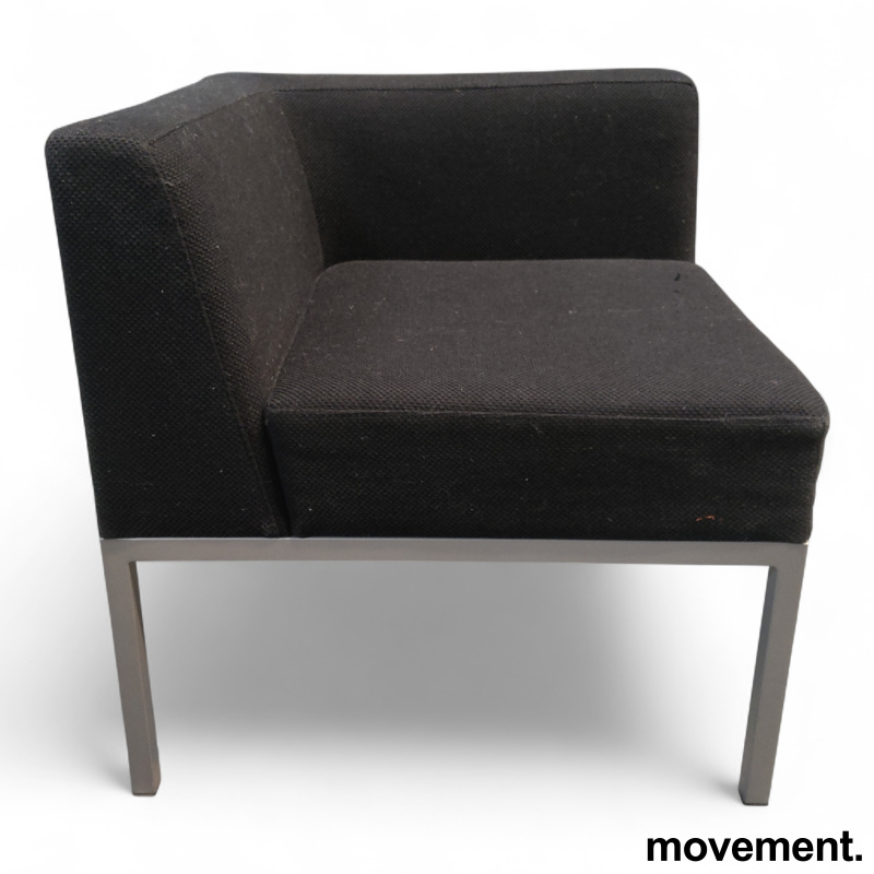 Cube sofamodul hjørne Sort struktur - 3 / 3