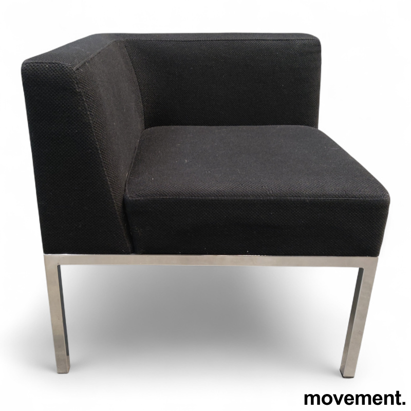 Cube sofamodul hjørne Sort struktur - 3 / 3