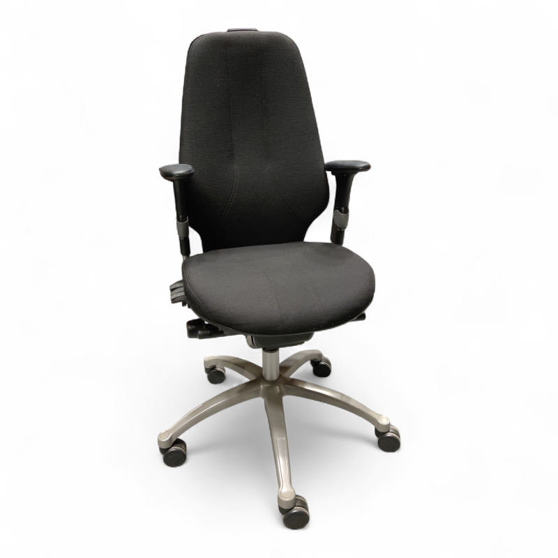 Logic 400, armlene Sort stoff,