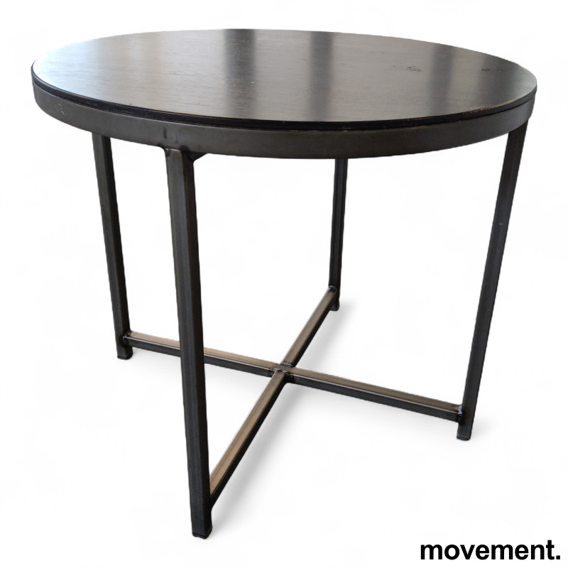 Loungebord Ø=50cm Sortbeiset - 2 / 2
