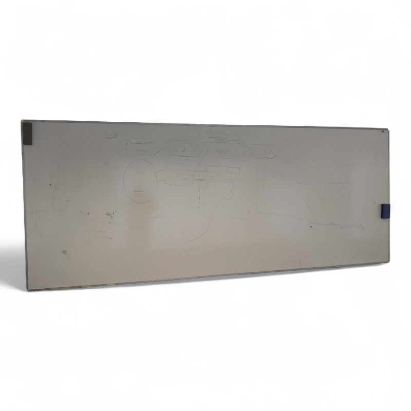 Whiteboard 300x120cm Hvit, Pent