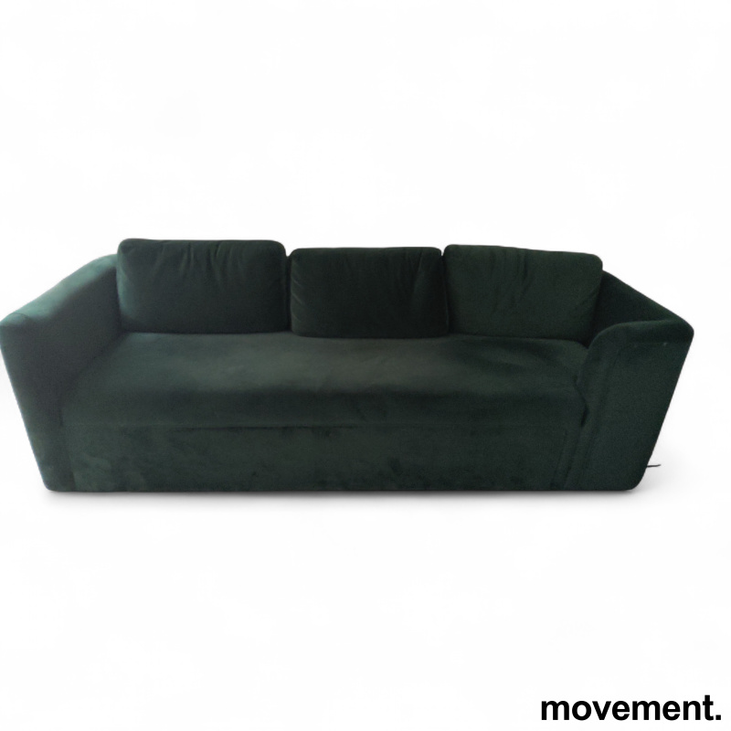 3-seter sofa 220cm Mørk grønn - 1 / 3