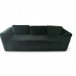 3-seter sofa 220cm Mørk grønn - 1 / 3