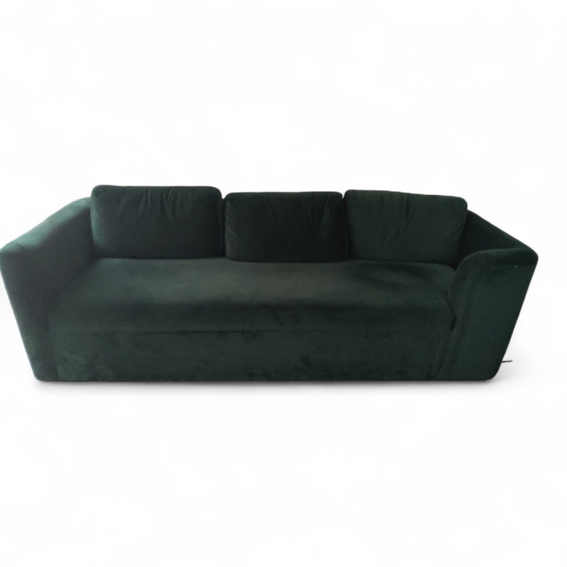 3-seter sofa 220cm Mørk grønn