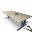 Snitsa møtebord 240x120cm Hvit - 1 / 2