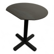 Kafebord i metall Ø=60cm sort, - 1 / 4