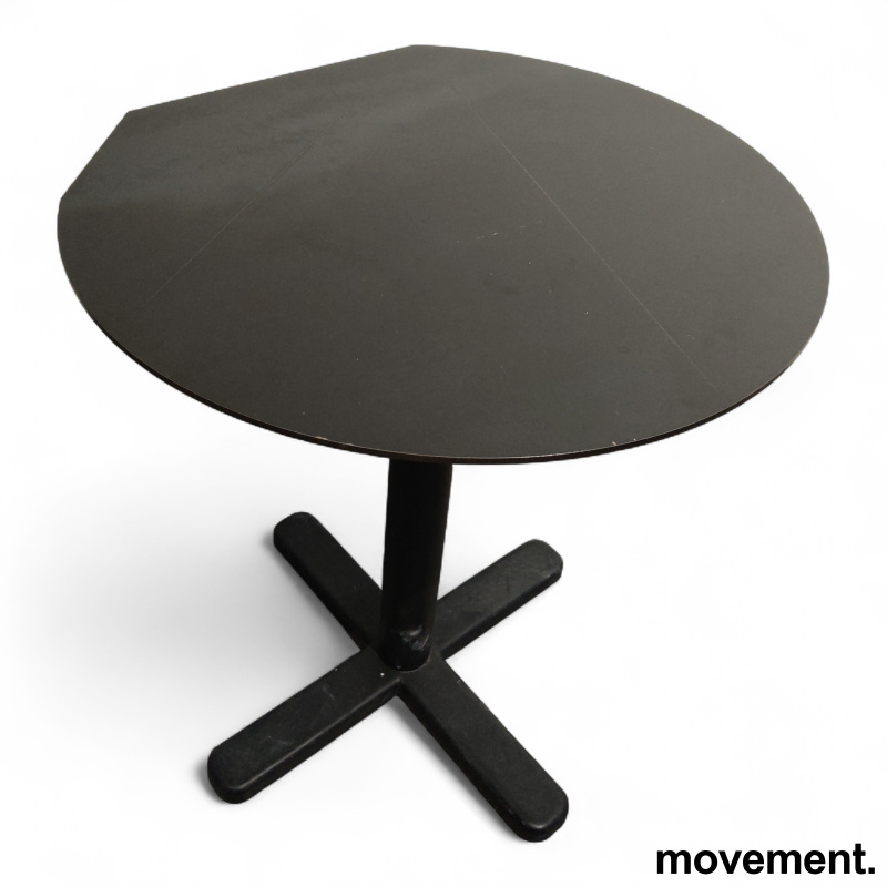 Kafebord i metall Ø=60cm sort, - 2 / 4