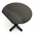 Kafebord i metall Ø=60cm sort, - 4 / 4