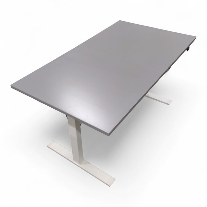 Rodulf 140x80cm Grå laminat, hvitt