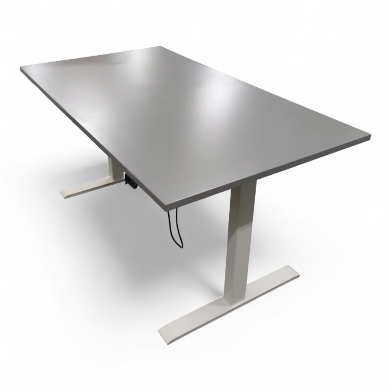 Rodulf 140x80cm Grå laminat, hvitt