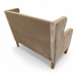 Kveld Dining Sofa 130cm Brunt - 4 / 4