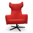 Havana WIng swivel Rødt stoff, sort - 3 / 3