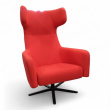 Havana WIng swivel Rødt stoff, sort - 1 / 3